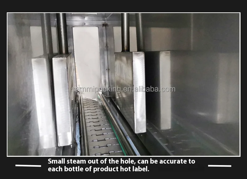 دستگاه برچسب گذاری بطری گرمایشی خودکار با لوله بخار 6