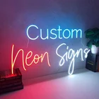 Fast Delivery Silicone Acrylic Custom Neon Light Led Custom Neon Sign For Wall Decor