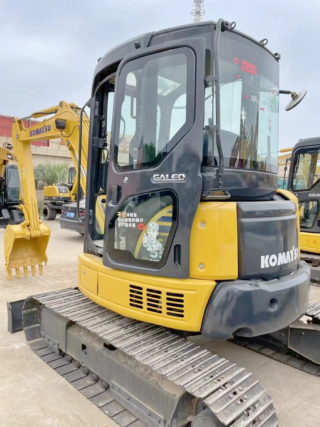 Used Komatsu PC55MR Mini Digger Excavator with 5ton Operating Weight 0.3cbm Bucket and 2001-4000 Working Hours