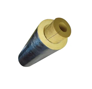 Industrial pipe insulation glass wool tube shell centrifugal glass wool tube
