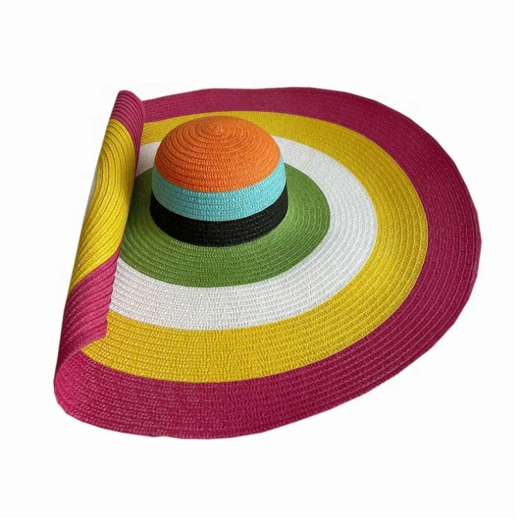 rainbow beach hat