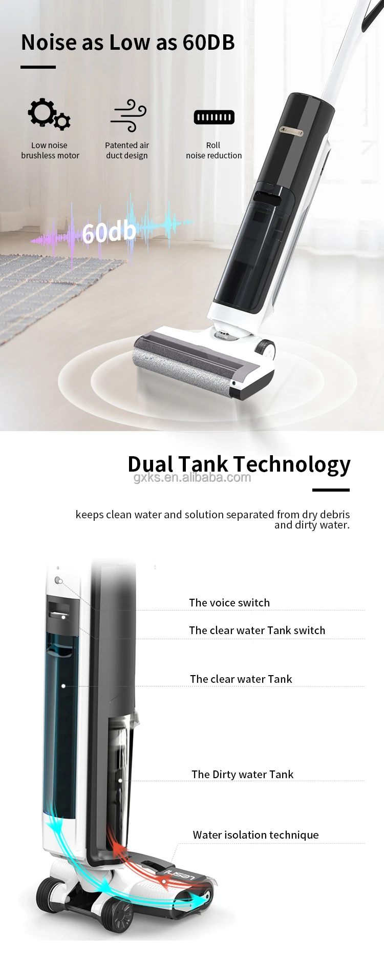 High Quality Hand Vacuum Cleaner Steam Mop Commercial Wet And Dry Electric Upright Handheld Stiick Vacuums 5