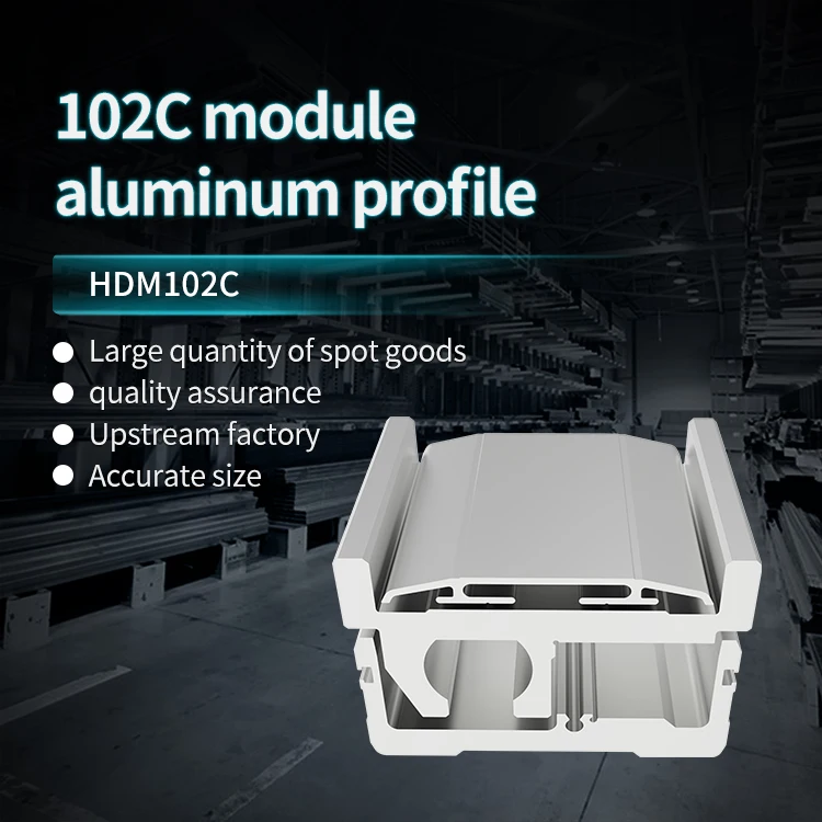 102C Module Aluminum Profile Slide Table Linear Linear Motion Platform Slider Robot Arm 102TOYO Module Base/cover/base factory