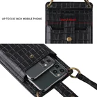 Mobile Phone Small Shoulder Bag Mobile Phone Bag Wallet PU Leather Women Mini Crossbody Phone Bag
