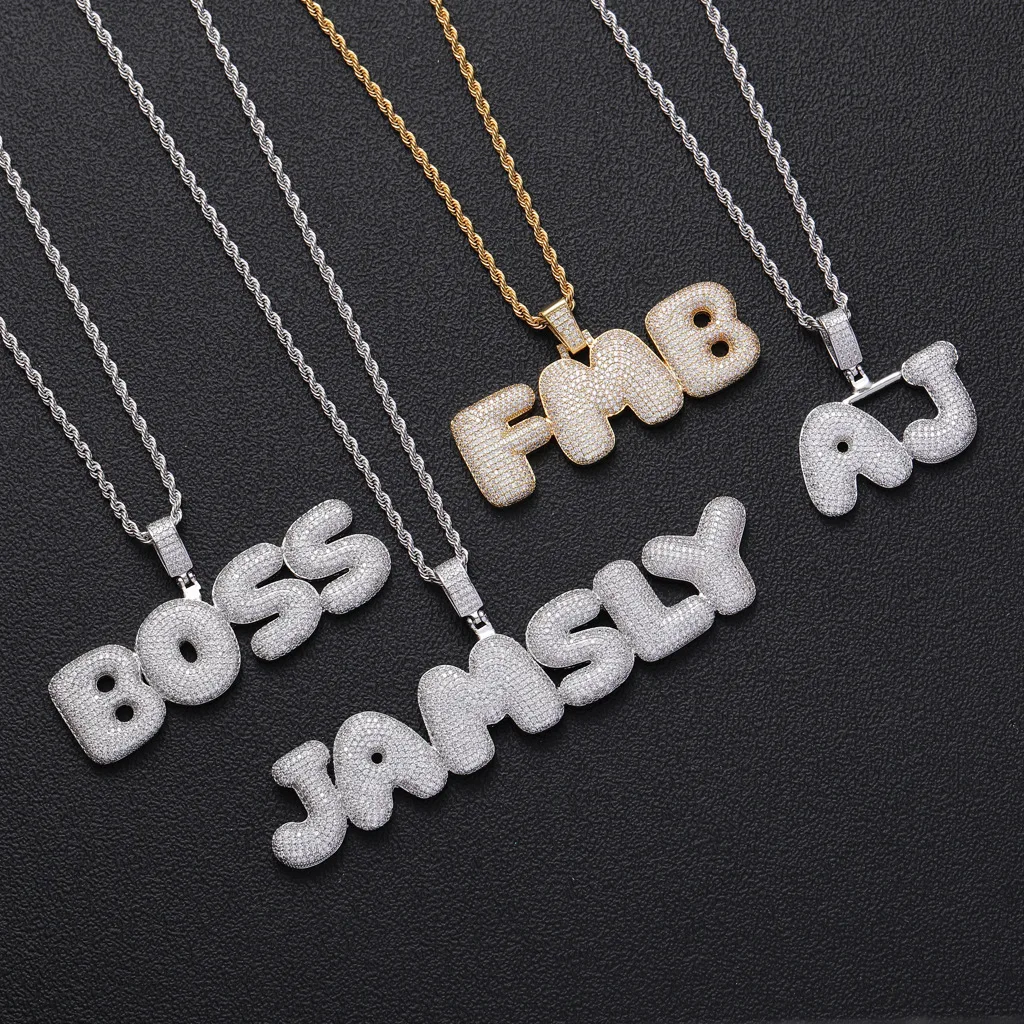 Hiphop Custom Name Necklace Pendant 