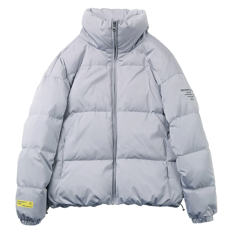 pure white puffer jacket