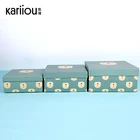 Gift Paper Gift Box Little Gift 3 Sets Cardboard Paper Box Lid And Base Box With 4 Available Colors