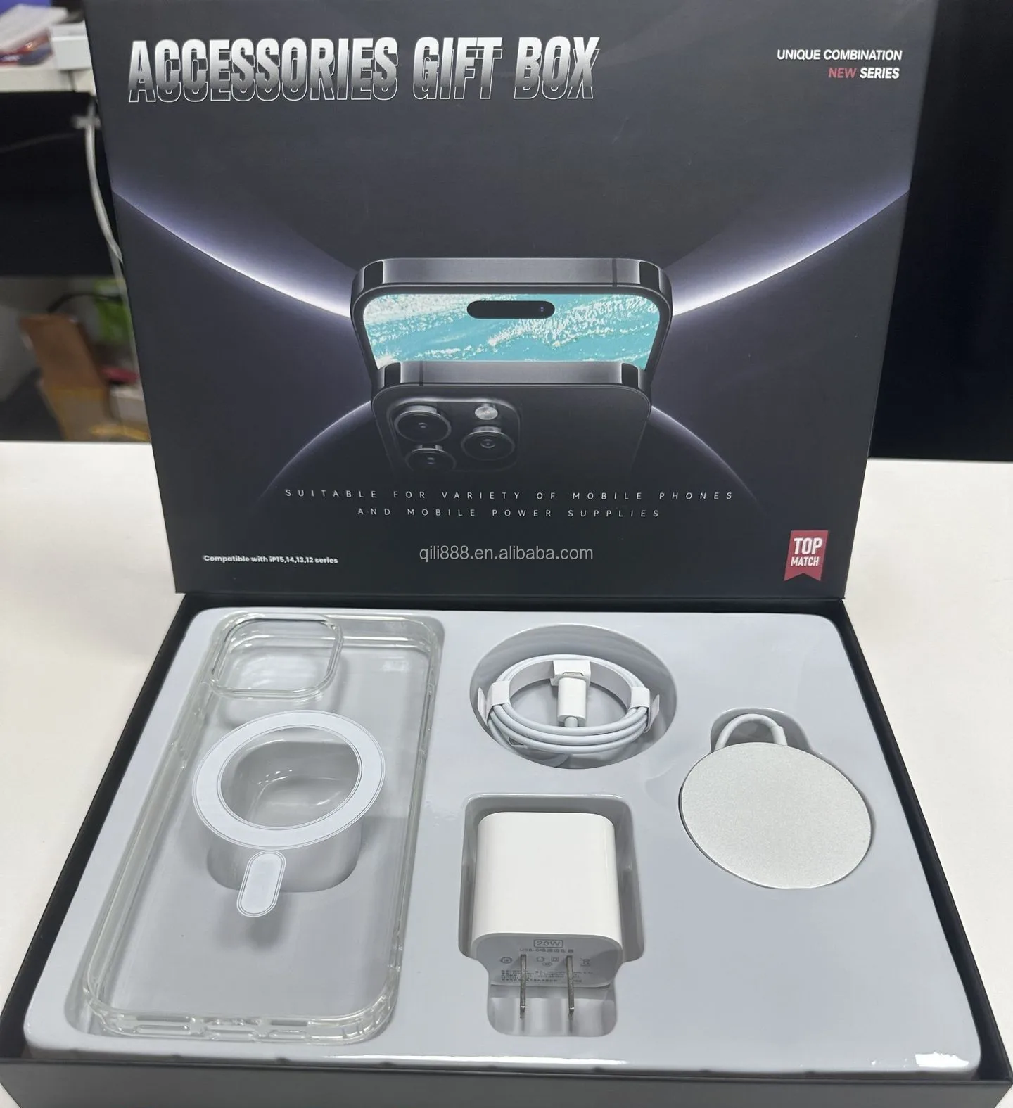 Suitable For Iphone Phone Accessories Gift Box Set Iphone 15 6piece