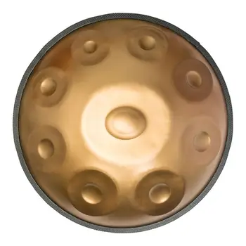 ASTEMAN Handpan Performers Series Golden 9 Note Handpan Machine Instrument Quenching Process Percussion Musical Drum