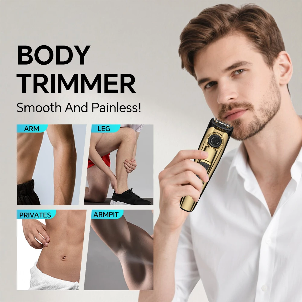 Professional USB Hair Cutter Trimmer Set for Humans Stainless Steel Blades for Household Hotel Use English Designed Barber details