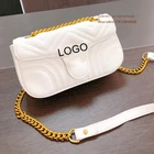 Brand Bag Women Ladies Designer Famous Brand Letter Button Messenger Bag Soft Leather Handbags