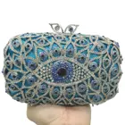 Handbag Beauty Dinner Bag Eye Diamond Banquet Bag Evil Eye Rhinestone Iced Out Clutch Handbag
