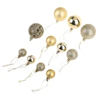 Party Christmas Balls Shatterproof Hanging Xmas Tree Ornaments Wedding Party Home Decoration New Year Gift 30-60mm