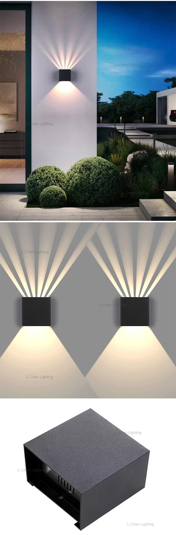 bd18 indoor 6w led wall lamp aluminum decorate wall sconce bedroom bathroom modern led wall light -1