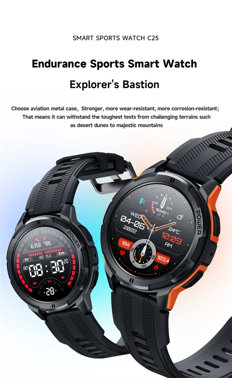 1.43 Inch AMOLED Touch Screen C25 Reloj Smart Watch BT Calling Waterproof Blood Oxygen Fitness Sports Tracker Rugged Smartwatch (1).jpg