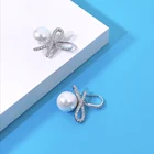 Silver Pearl Earrings Fashion Trendy Wholesale 925 Sterling Silver Pearl Earrings Women's Jewelry