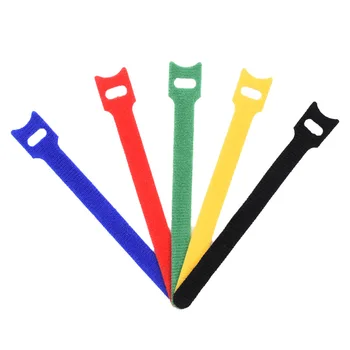 reusable fastening cable ties Hotsale reusable zip ties, wire organizer colorful hook and loop magic cable tie strap