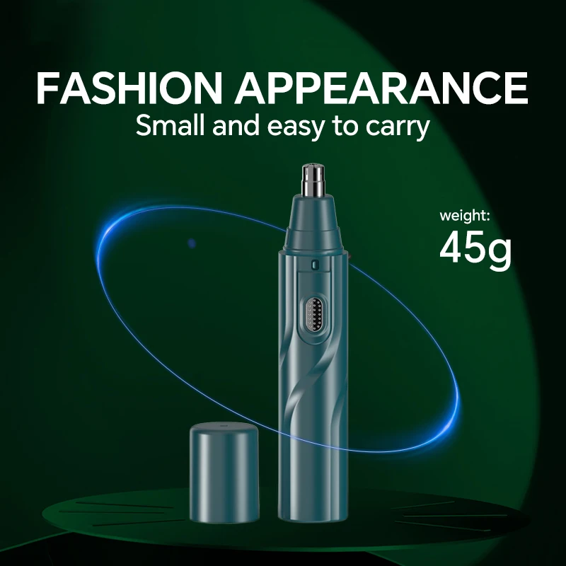 Durable Rechargeable Portable Four-in-One Electric Push Shear Nose Hair Trimmer for Home Salon Car RV Use Made Quality Plastic details