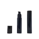 Airless Airless Pump Bottle 50ml 15Ml 30Ml 50Ml Black Cosmetic Plastic Lotion Airless Pump Bottle