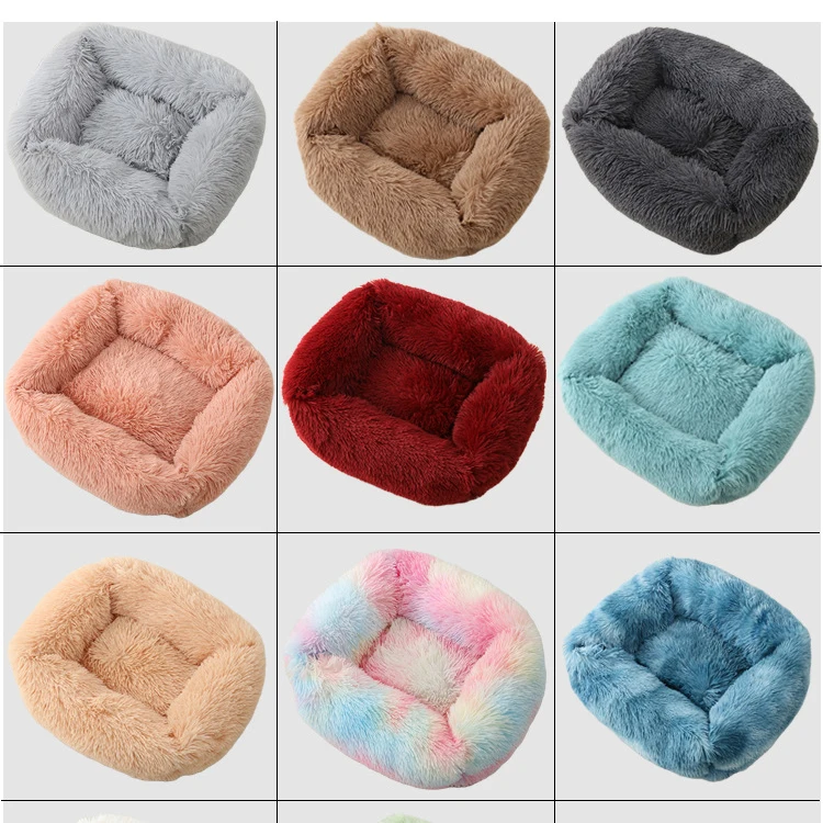 product wholesale dog beds plush warm soft washable pet beds for dogs-55