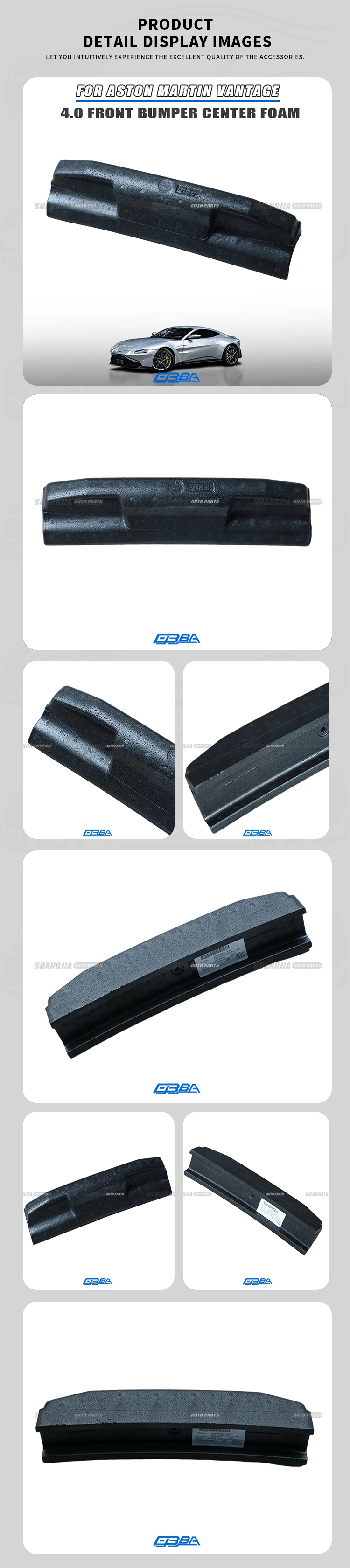 Car Accessories PU Front Bumper Center Foam For Aston Martin Vantage Coupe Roadster ARM KY6319H471AA Easy Install Buffer Foam factory