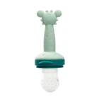 2022 Hot Sale Bpa Free Baby Biting Fruit Vegetable Feeder Custom Auxiliary Animal Fruit Feeder