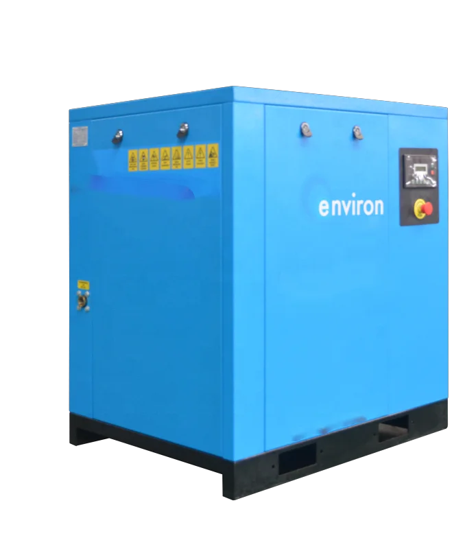 Professional heavy duty energy saving rotary screw air compressor with tank