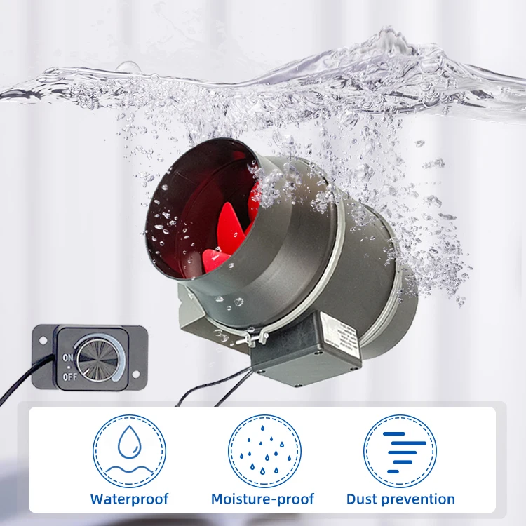 Inline Duct Fan, Ceiling, 4" - detail 8