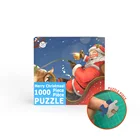 Puzzle Customized Adult Shapes Paper Toy Box Game 500 1000 Piece Jigsaw Puzzle