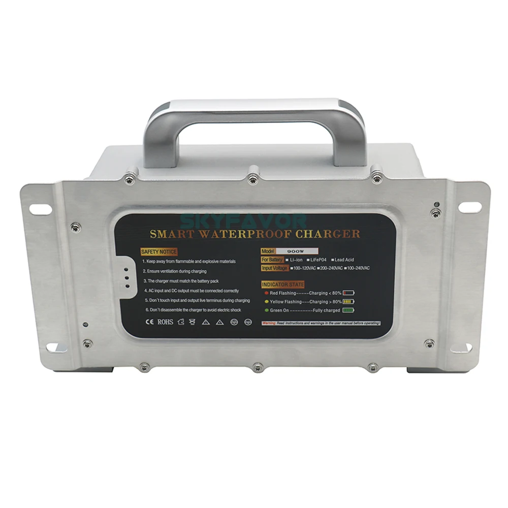 Dust-proof waterproof 60V battery charger 60V 12A Custom Automatic batteries charger for 60V lead acid lithium lifepo4 battery