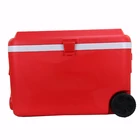 Insulated Cooler Box Wholesale Outdoor Fishing Camping Foam Insulated Ice Chest Portable Wheeled Cooler Box