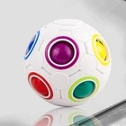 Toys Magic Rainbow Ball Puzzle Cube Bundle Stress Fidget Ball Brain Teasers Games Pop Fidget Toys For Kids