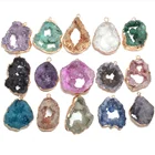 Gemstone Mineral Natural Irregular Quartz DIY Jewelry Gift Rough Healing Chakra Gemstone Crystal Reiki Mineral Pendant