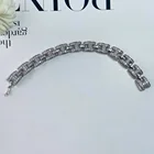 Fashion Silver Fashion Expensive Good Quality Copper Full Zircon Gold Silver Bracelet Women Jewelry