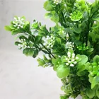 Green Green Latest Design 7 Forks Milan Grass Plant Green Leaves Decoration Artificial