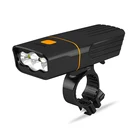 Bike Light 3*XM-L T6 Ultra Bright USB Rechargeable 2000 Lumen Bike Light Powerful Bicycle Front Headlight