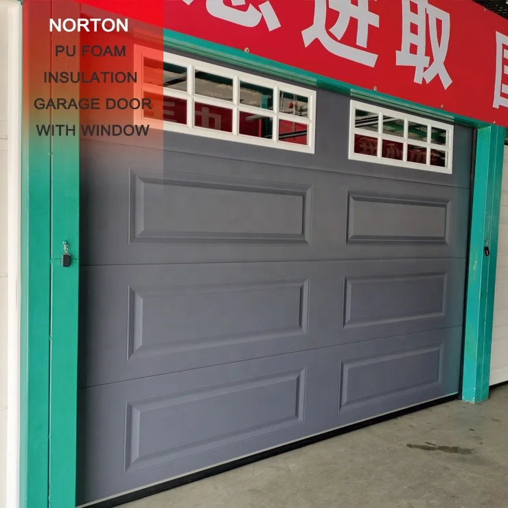 product modern automatic sectional sliding garage doors for villas-58