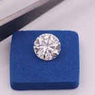 Diamond Wuzhou Gems Diamond Cut Lab Create Polish Diamond DEF-VS 4MM Round Lab Grown Diamond For Jewelry Making