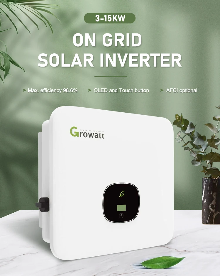 Growatt On Grid Solar Inverter Dc Ac 3kw 5kw 8kw 10kw 15kw 20kw 30kw 3