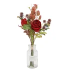 Wedding English Eucalyptus Leaves Put Bouquet Wedding Decoration Living Room Design Permanent English Roses