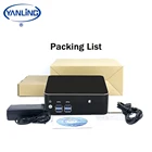 Barebone Pc Hot Selling Mini Computer Intel Core I7 8550U CPU Barebone PC With Fan Cooling