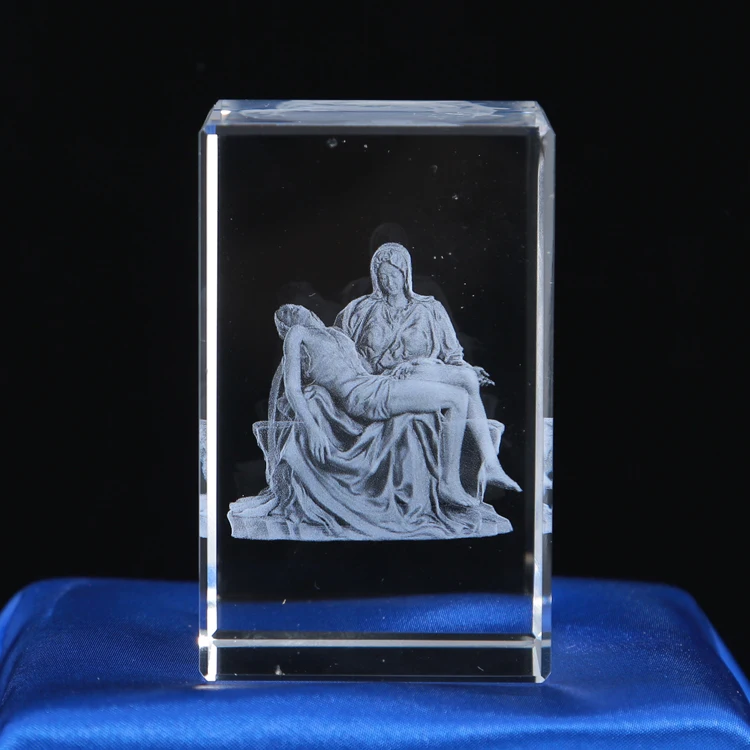 product wholesale professional custom religious series guadalupe crafts goddess 3d laser crystal supplier-36