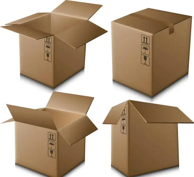 YouDe Cheapest Outer Carton Folding Cardboard Paper Cartons Flat Packed Boxes Corrugated Shipping Box Maker China