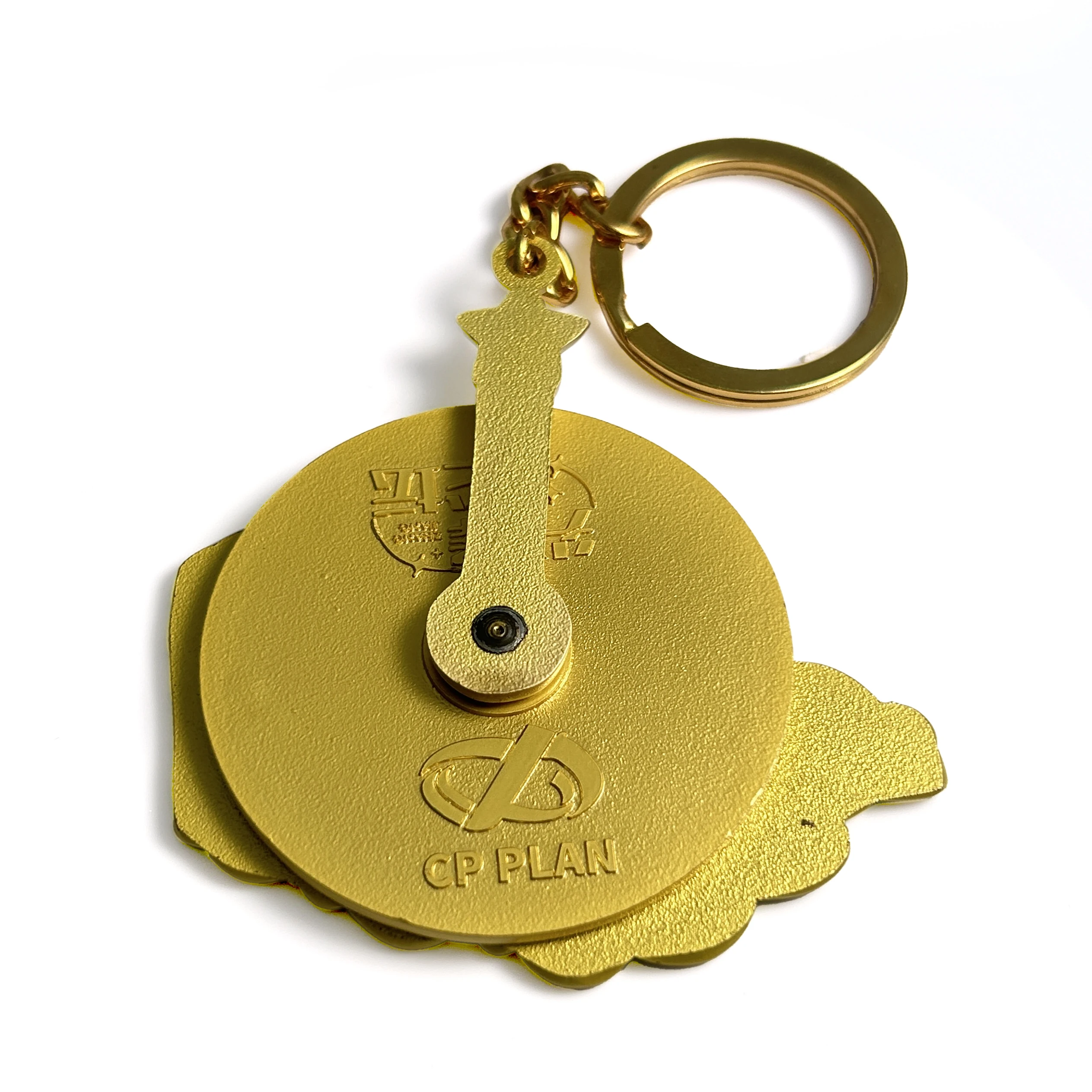 Vintage & Fashion Custom Logo 3D Letter Keychain Promotional Keyring Metal Souvenir in Zinc Alloy Europe Customized Mchic supplier