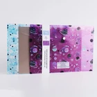 Factory Customization PVC Transparent Bags PVC Button File Folder Suit PVC Button File Bag Set Folders Kit