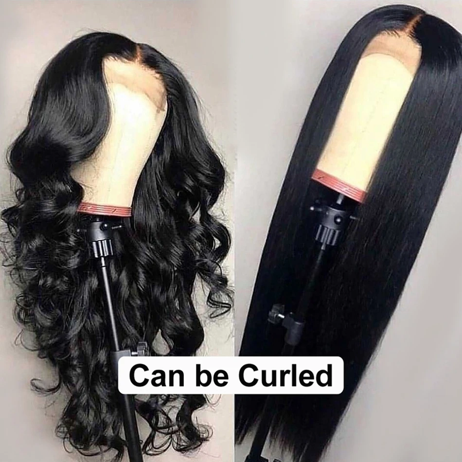 Straight Human Hair Wigs Malaysian Human Hair Wigs For Black Women 4x4 5x5 HD Lace Closure Wig
