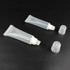 50g 100g Lip Gloss Plastic Tube With Plate Surface Handling Printing Customer Empty Packaging Tube