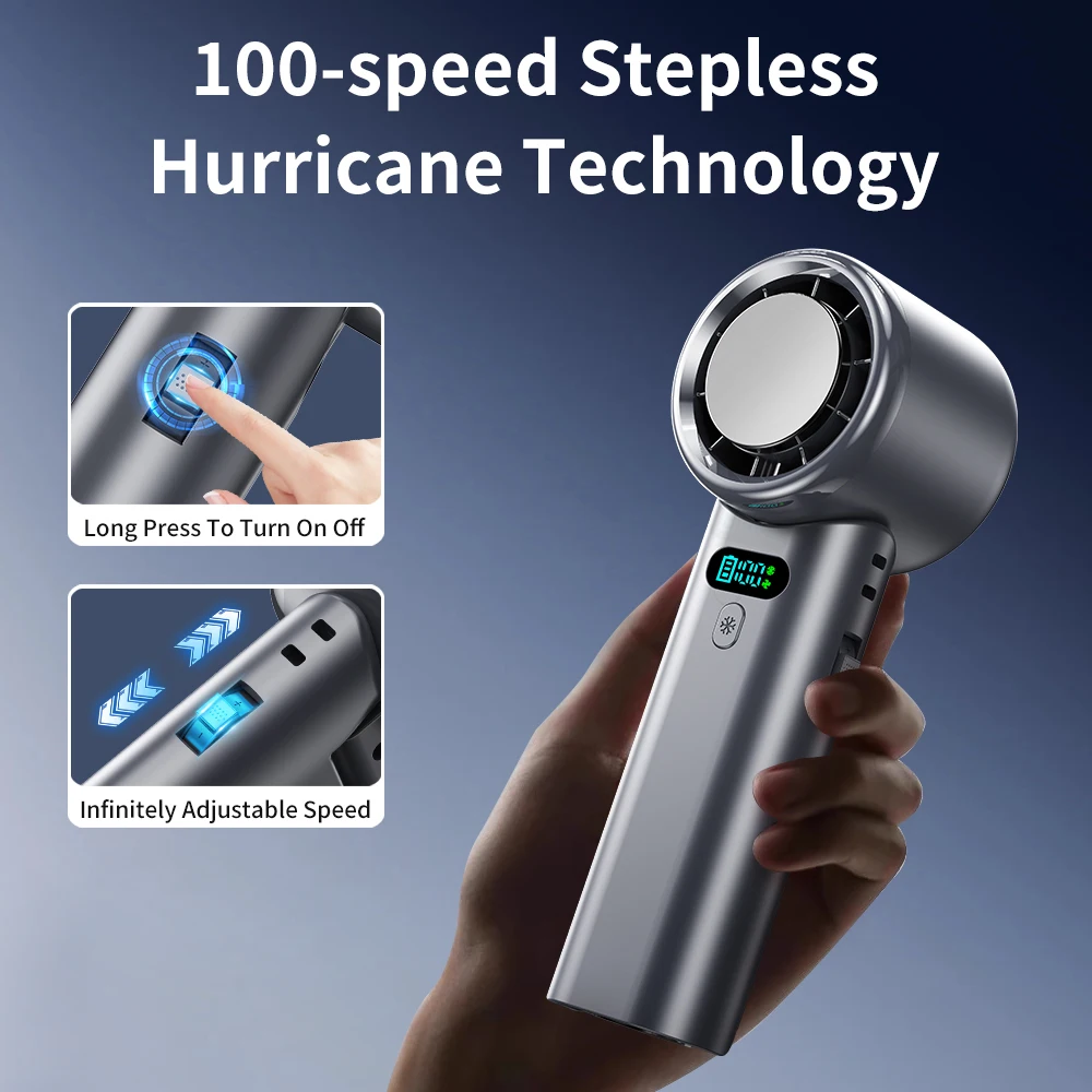 Foldable Mini Handheld Fan, Portable, LED, MOQ - detail 10