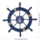 Nautical Nautical Nautical Decoration Nautical Beach Dark Blue Wooden Ship Wheel Wall Decor