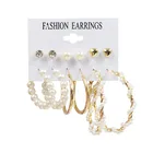 Earrings Earring Hot Selling Earrings Exaggerated Artificial Pearl Round Tassel Earrings Acrylic Earring Set